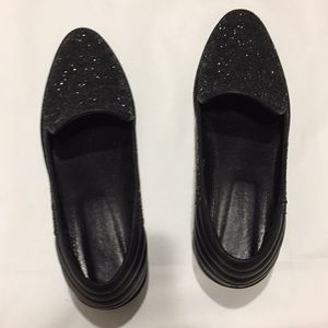The Kooples Glitter Slippers Loafers 39 but 38